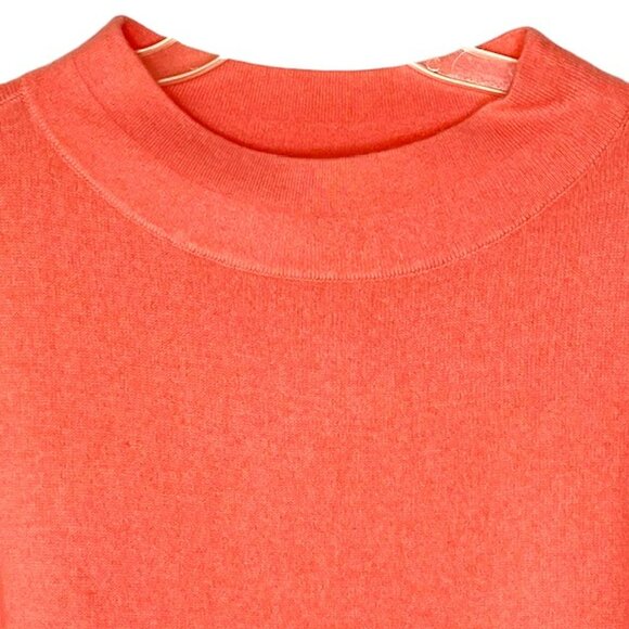Lord and Taylor 100% Cashmere Long Sleeved Sweater - Coral - XL - Picture 3 of 8